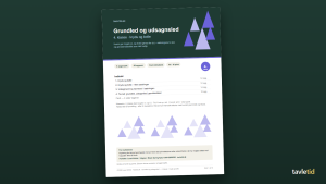 Grundled og udsagnsled 4. klasse – kryds og bolle – forsiden af hæftet (PDF, 10 sider)