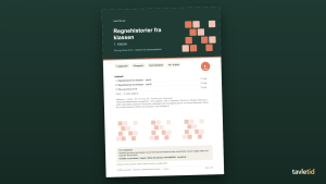 Regnehistorier fra klassen – 1. klasse – forsiden af hæftet (PDF, 8 sider)