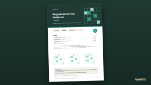 Regnehistorier fra køkkenet – 3. klasse – forsiden af hæftet (PDF, 8 sider)