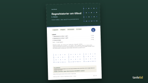 Regnehistorier om tilbud – 6. klasse – forsiden af hæftet (PDF, 8 sider)