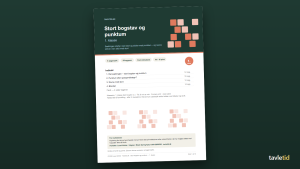 Stort bogstav og punktum 1. klasse – forsiden af hæftet (PDF, 10 sider)