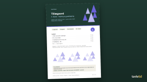 Tillægsord 4. klasse – bøjning og gradbøjning – forsiden af hæftet (PDF, 10 sider)