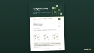 Færdighedsregning 7. klasse – sæt 3 – forsiden af hæftet (PDF, 10 sider)