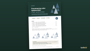 Prøvetræning uden hjælpemidler 9. klasse – geometri med skitser – forsiden af hæftet (PDF, 10 sider)