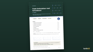 Faste forbindelser med forholdsord 6. klasse (opgaver til print) – forsiden af hæftet (PDF, 16 sider)